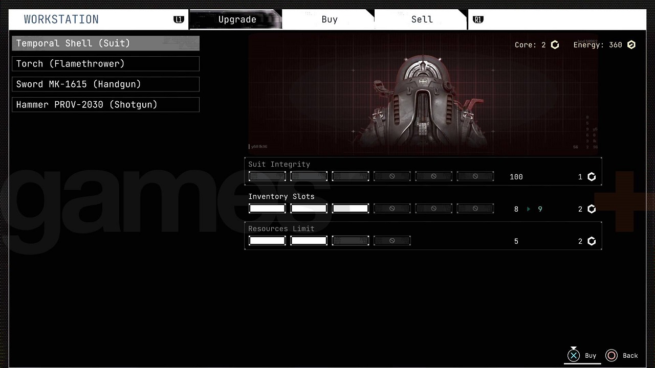 Cronos: The New Dawn Upgrades